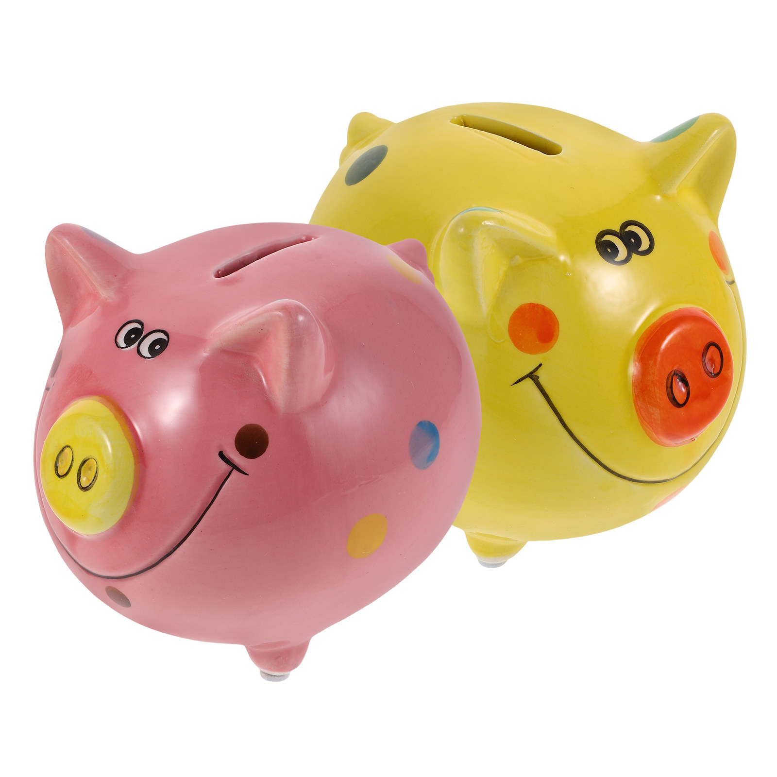 Kids Education Savings - 2 шт. яркие керамические копилки в