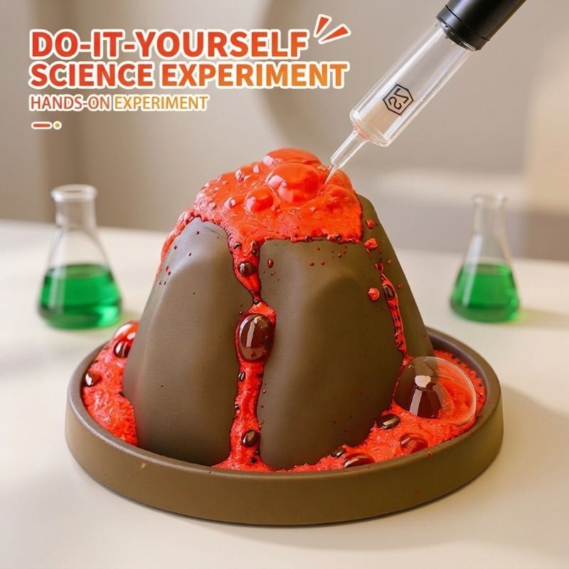 Science Kit Volcano - Набор для научного эксперимента STEM: Имитация