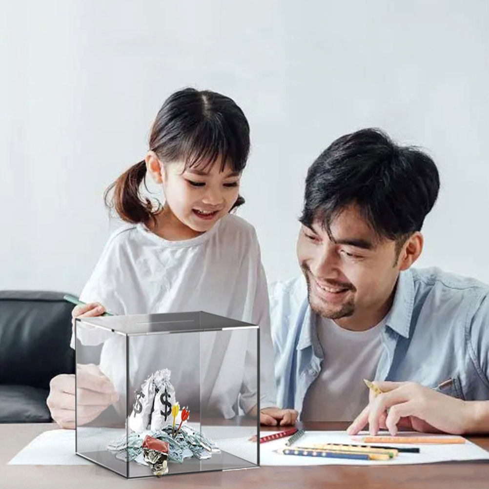 Прозрачная акриловая кубическа – обзор и цена Kids Education Savings