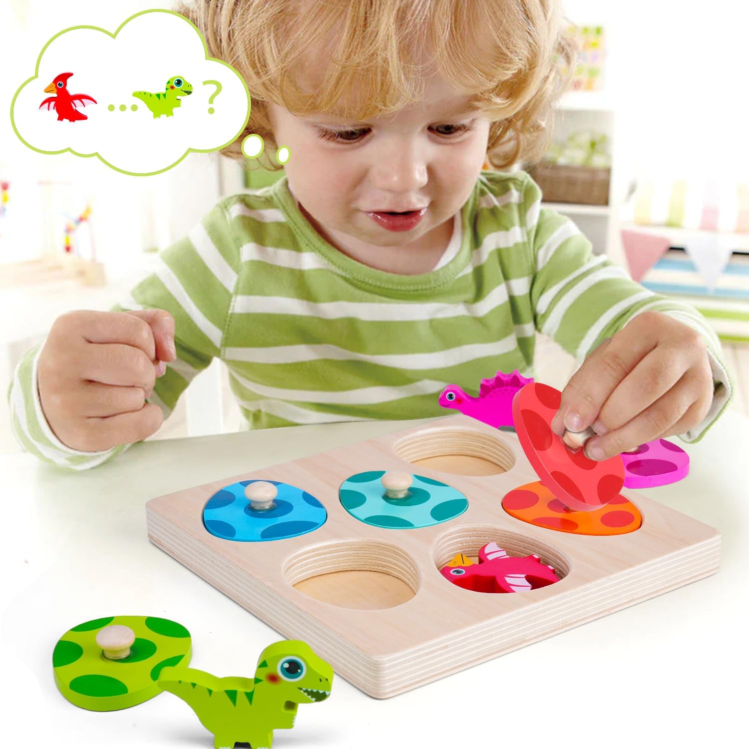 Деревянные головоломки с диноз – обзор и цена Kids Nature Education