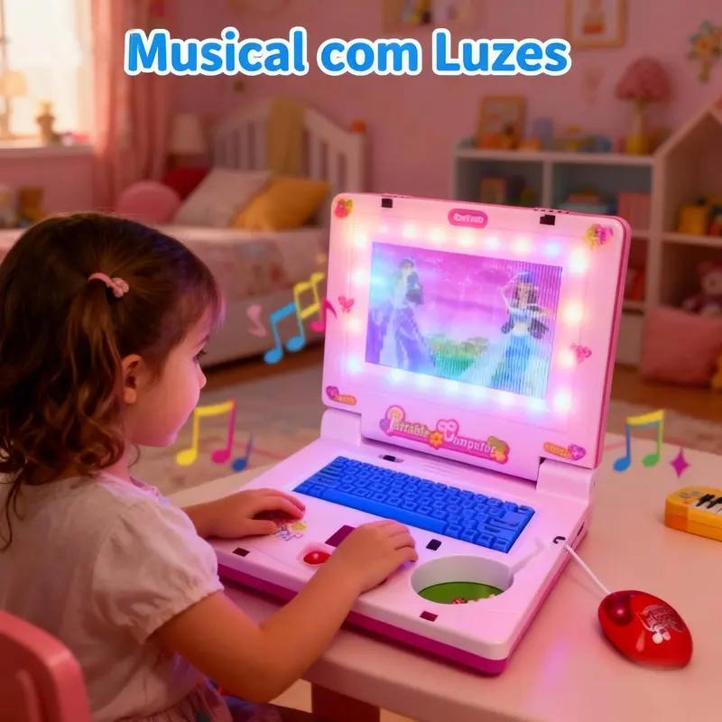 Мини-ноутбук-игрушка: портатив – обзор и цена Kids Educational Computer